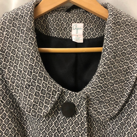 Bloomingdale Aqua metallic pattern buttoned blazer - Picture 4 of 8